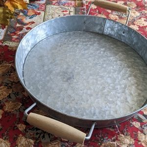 Galvanized Serving Tray